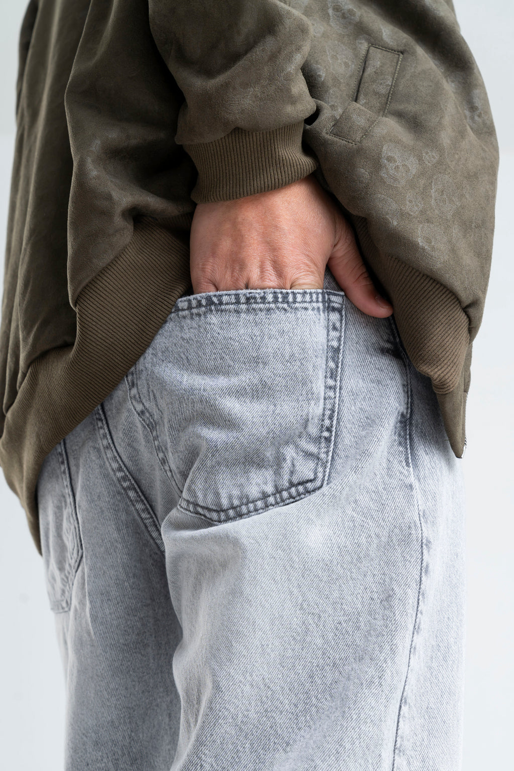 Plain Wide Leg Jeans