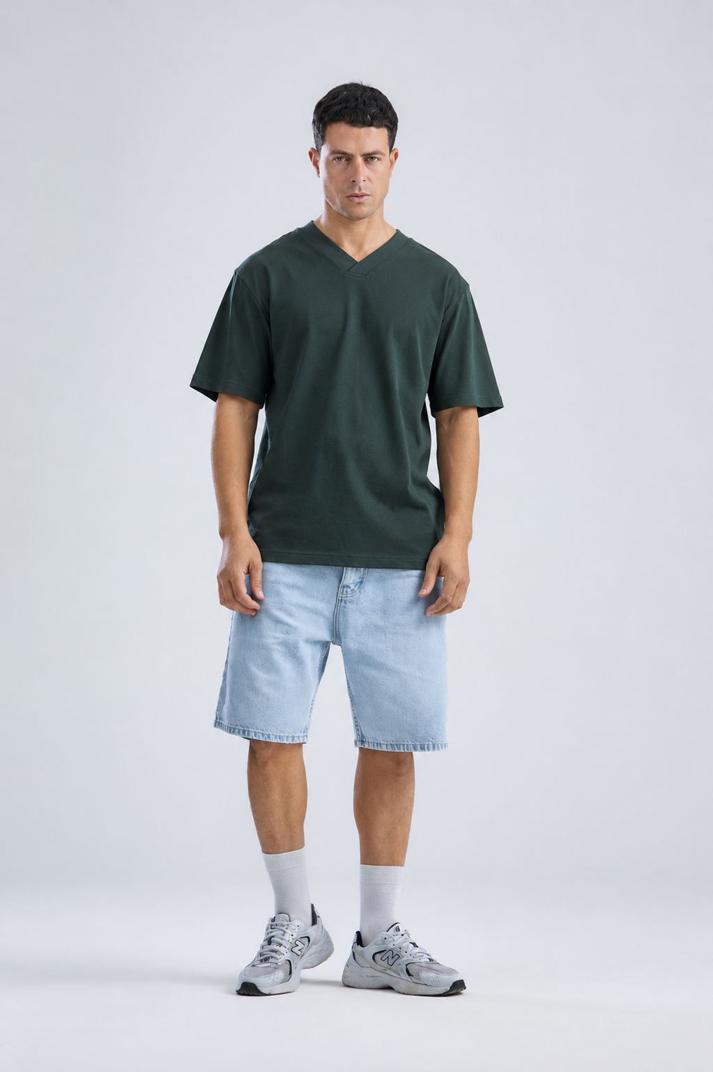 Essential Oversized V Tee