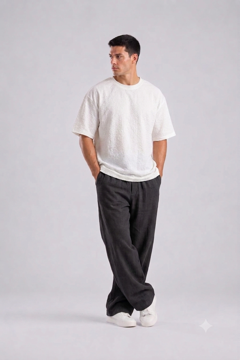 Cloud Texture Oversized Tee