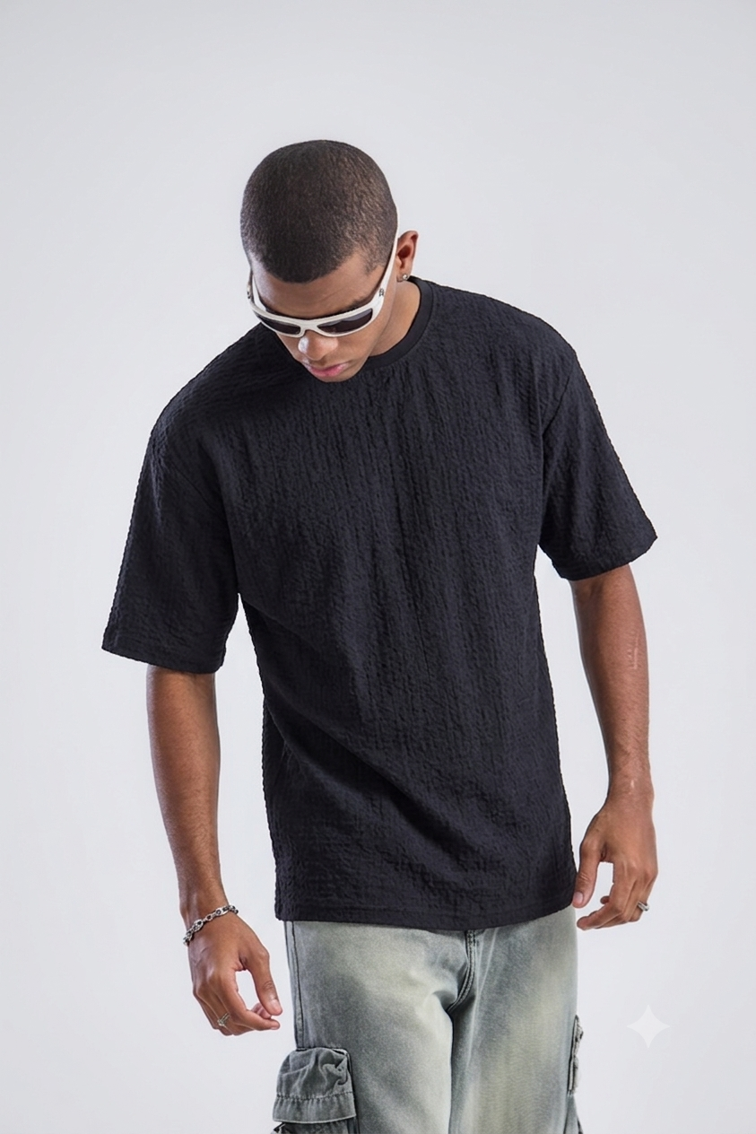 Cloud Texture Oversized Tee