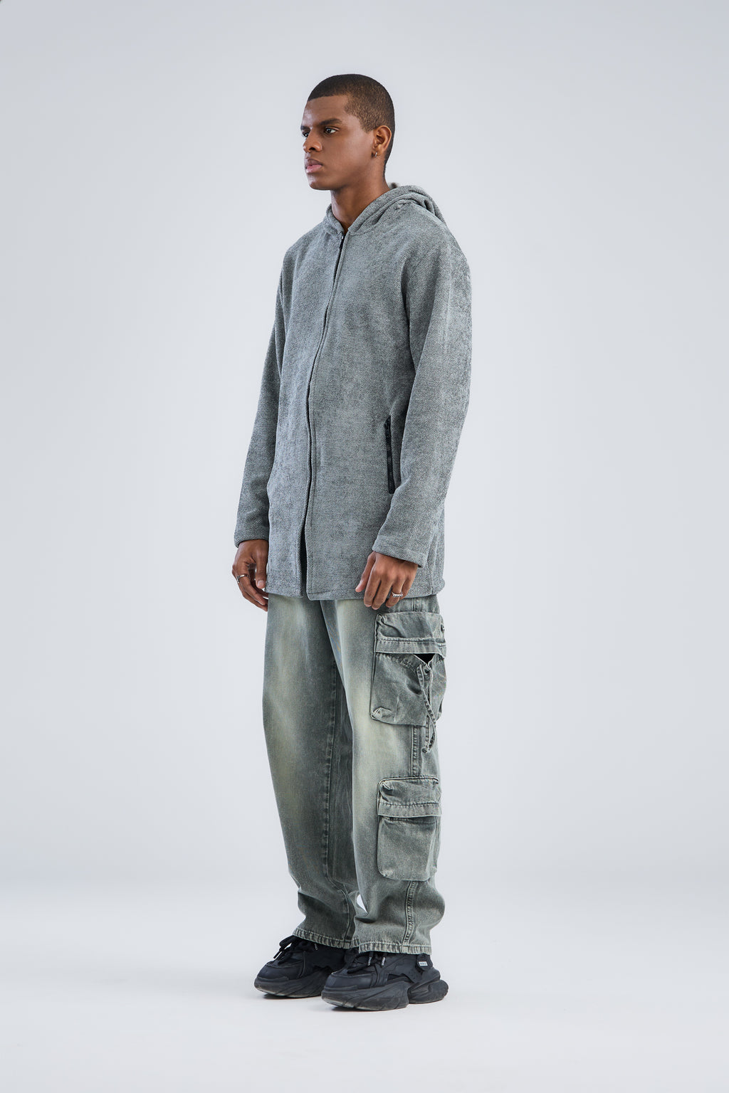 Zip-UP Cardigan Coat