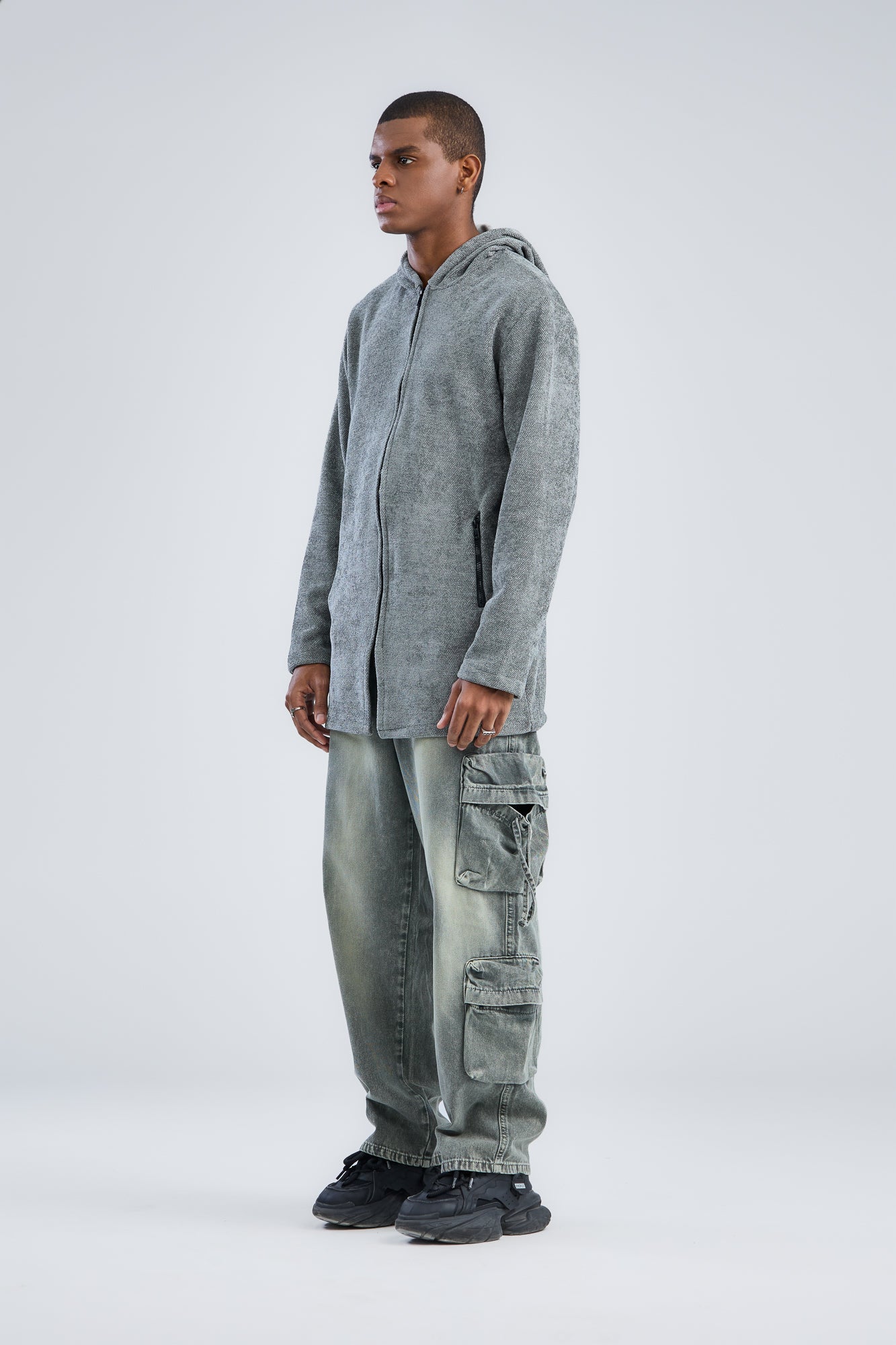 Zip-UP Cardigan Coat