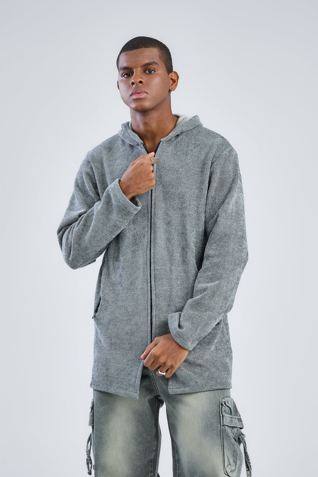 Zip-UP Cardigan Coat