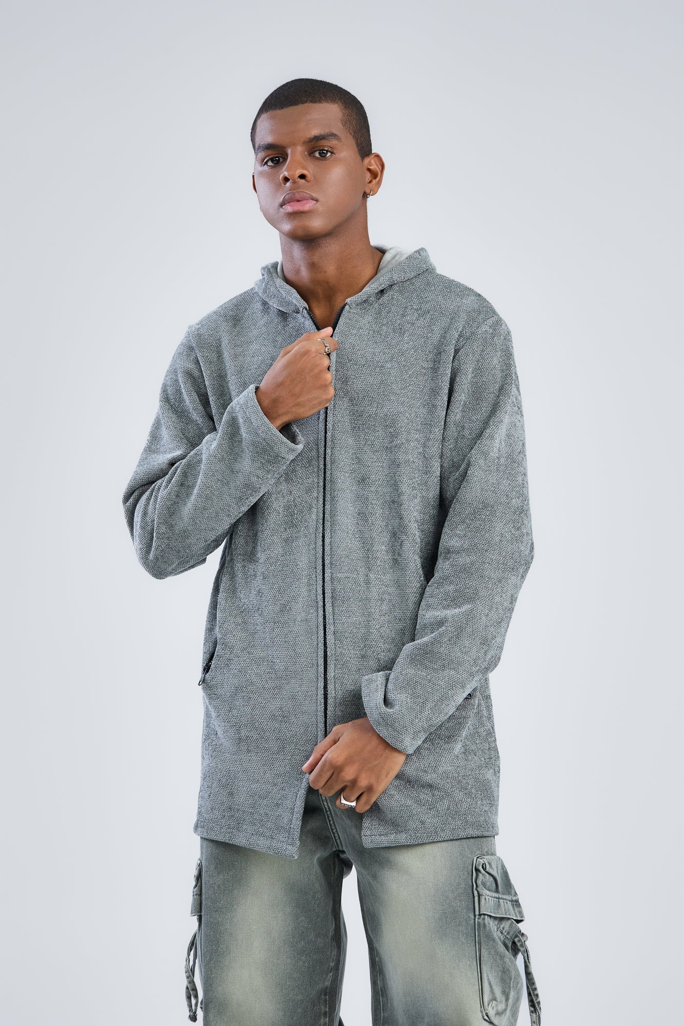 Zip-UP Cardigan Coat