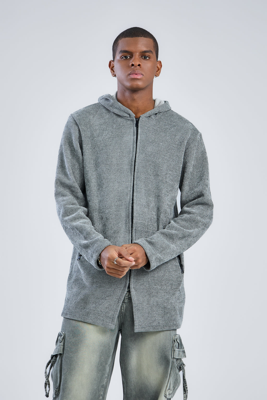 Zip-UP Cardigan Coat