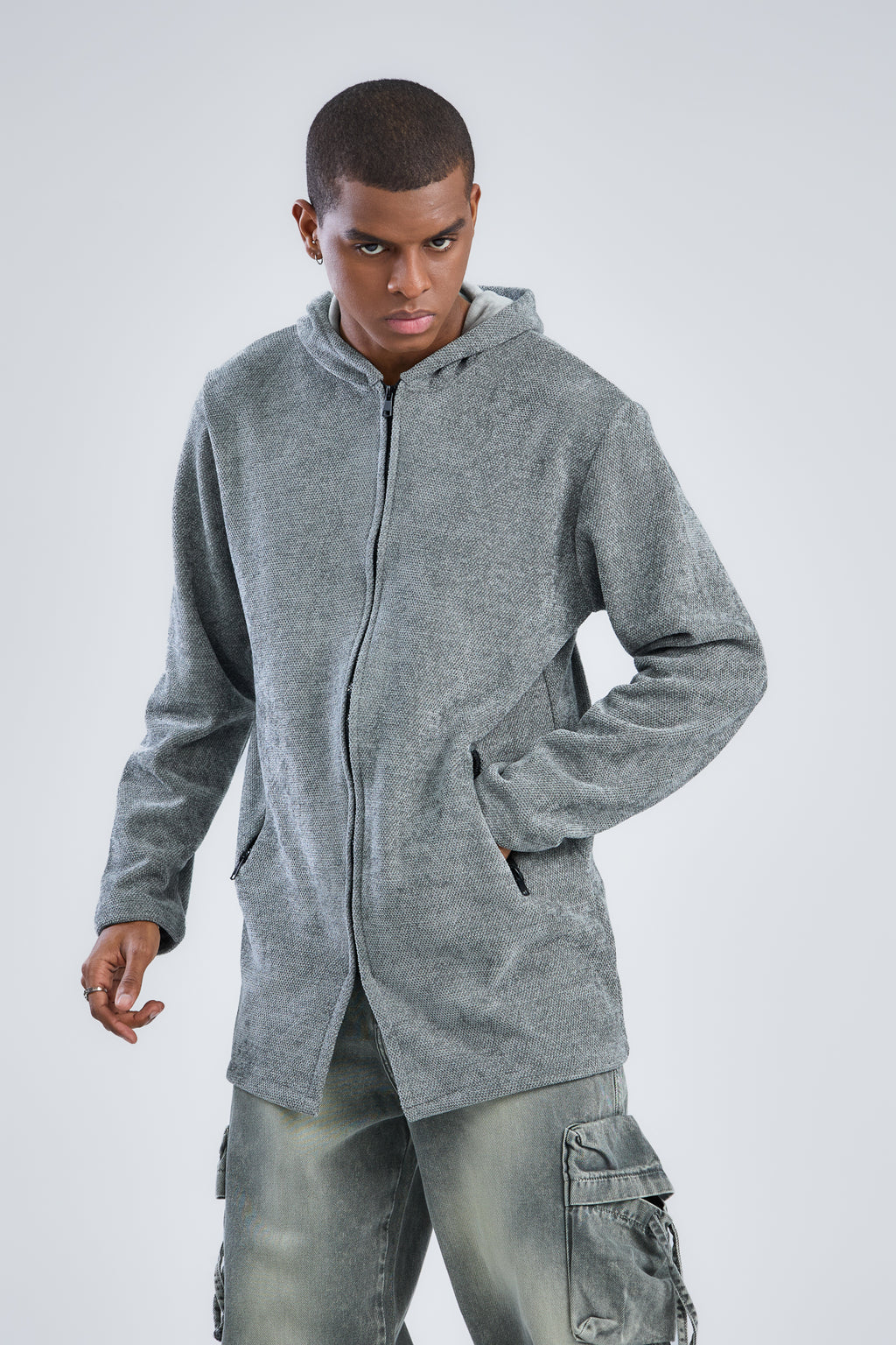 Zip-UP Cardigan Coat