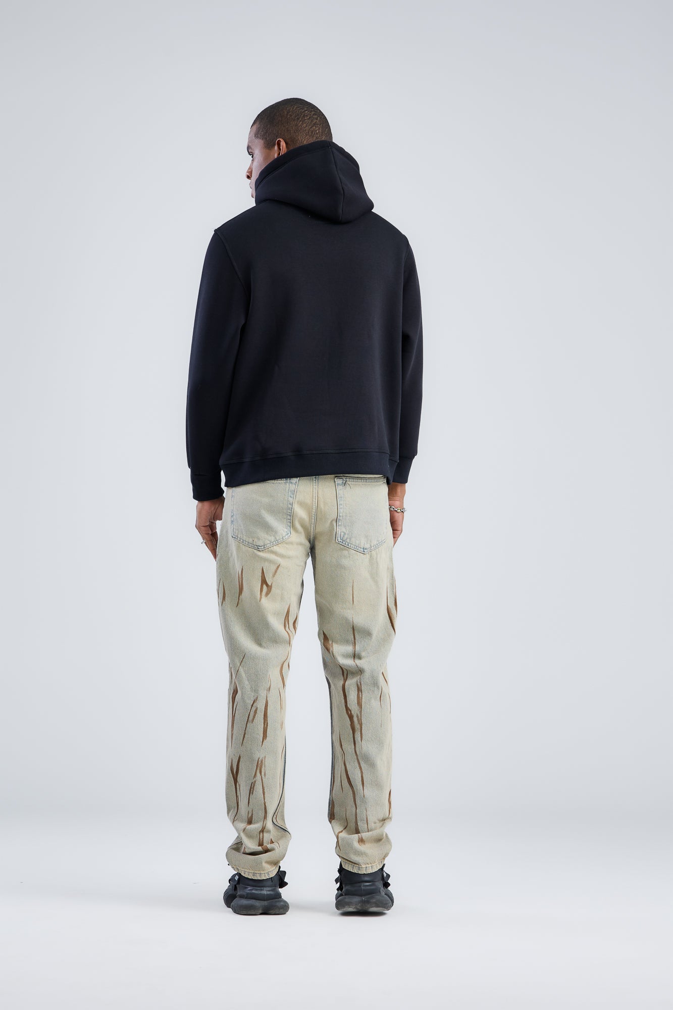 Hoodie With Mien Printed Logo