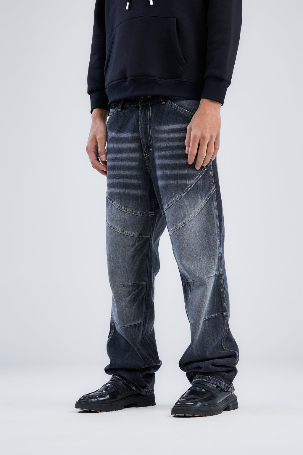 Washed Cow Boy Jeans Loose Fit