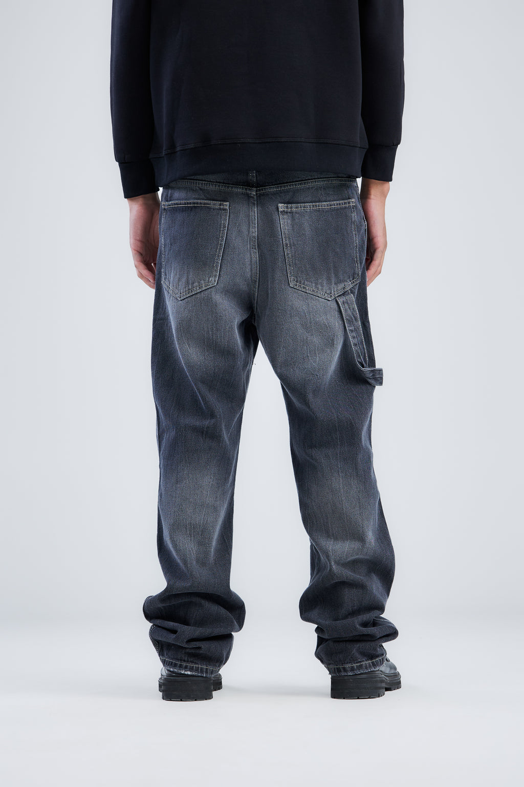 Washed Cow Boy Jeans Loose Fit