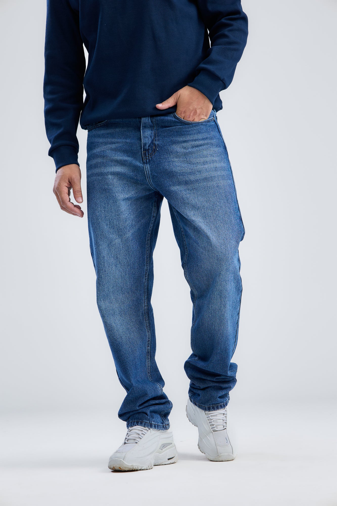 Faded Denim Relaxed Fit