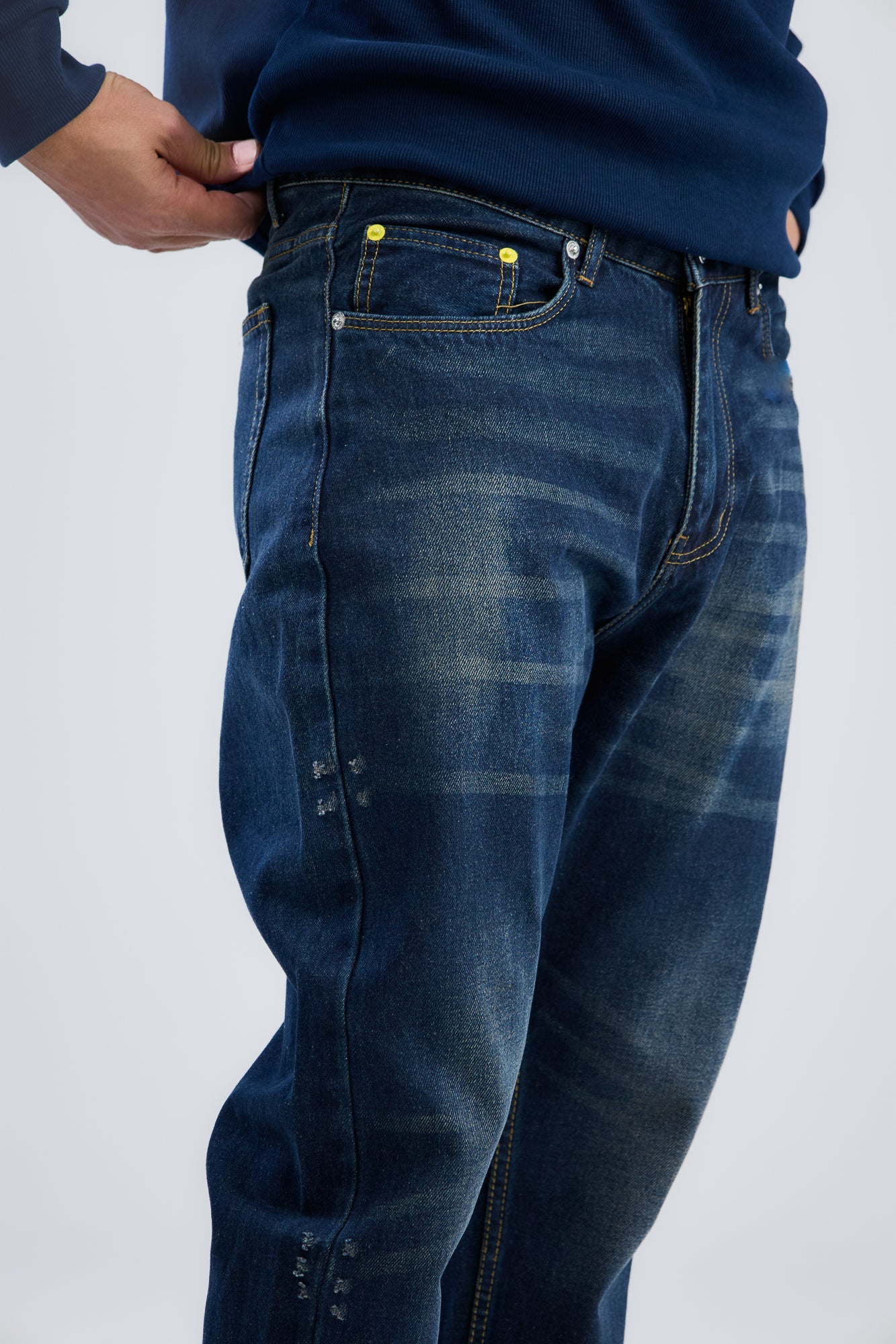 Washed Jeans Slim Fit