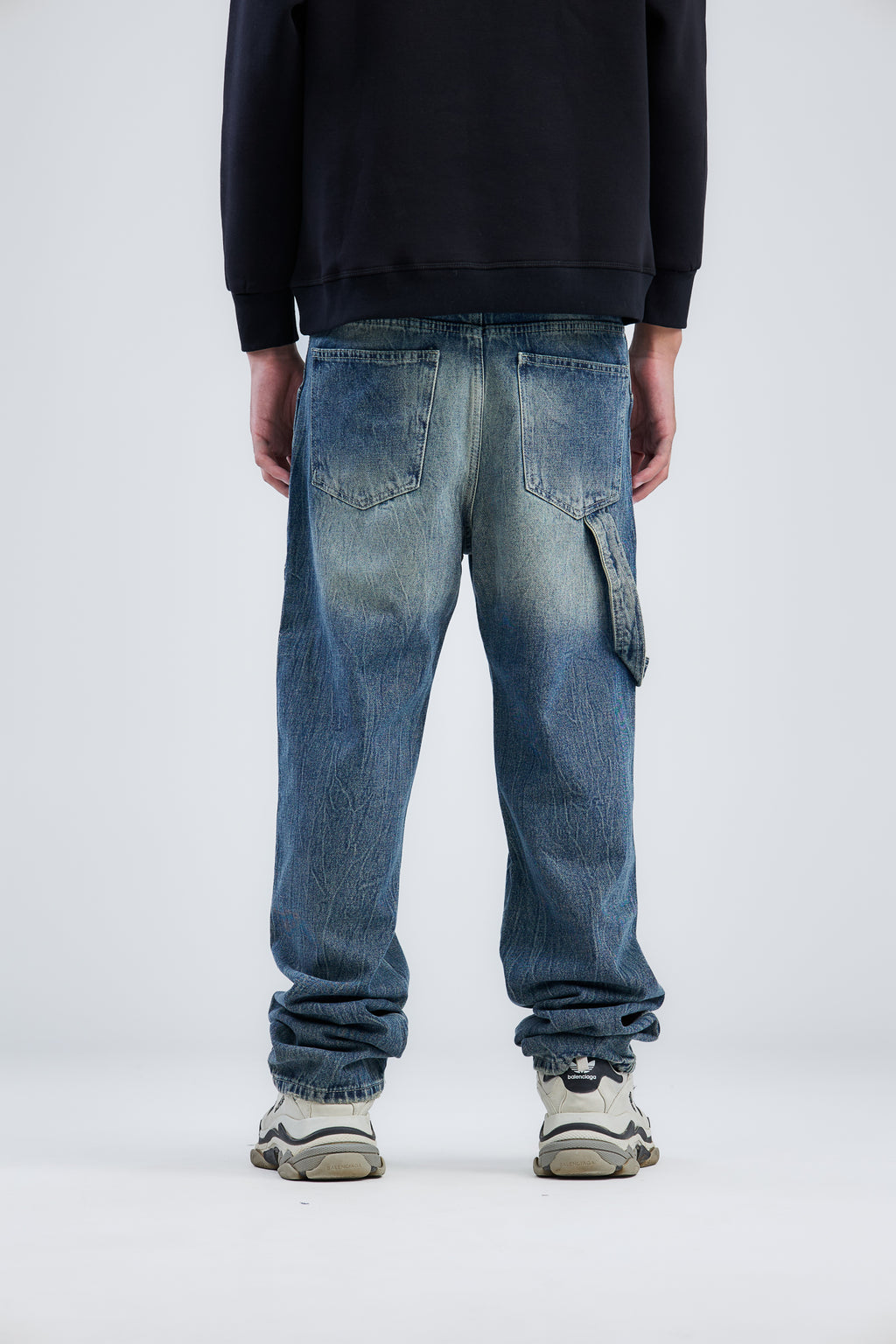 Washed Cow Boy Jeans Loose Fit