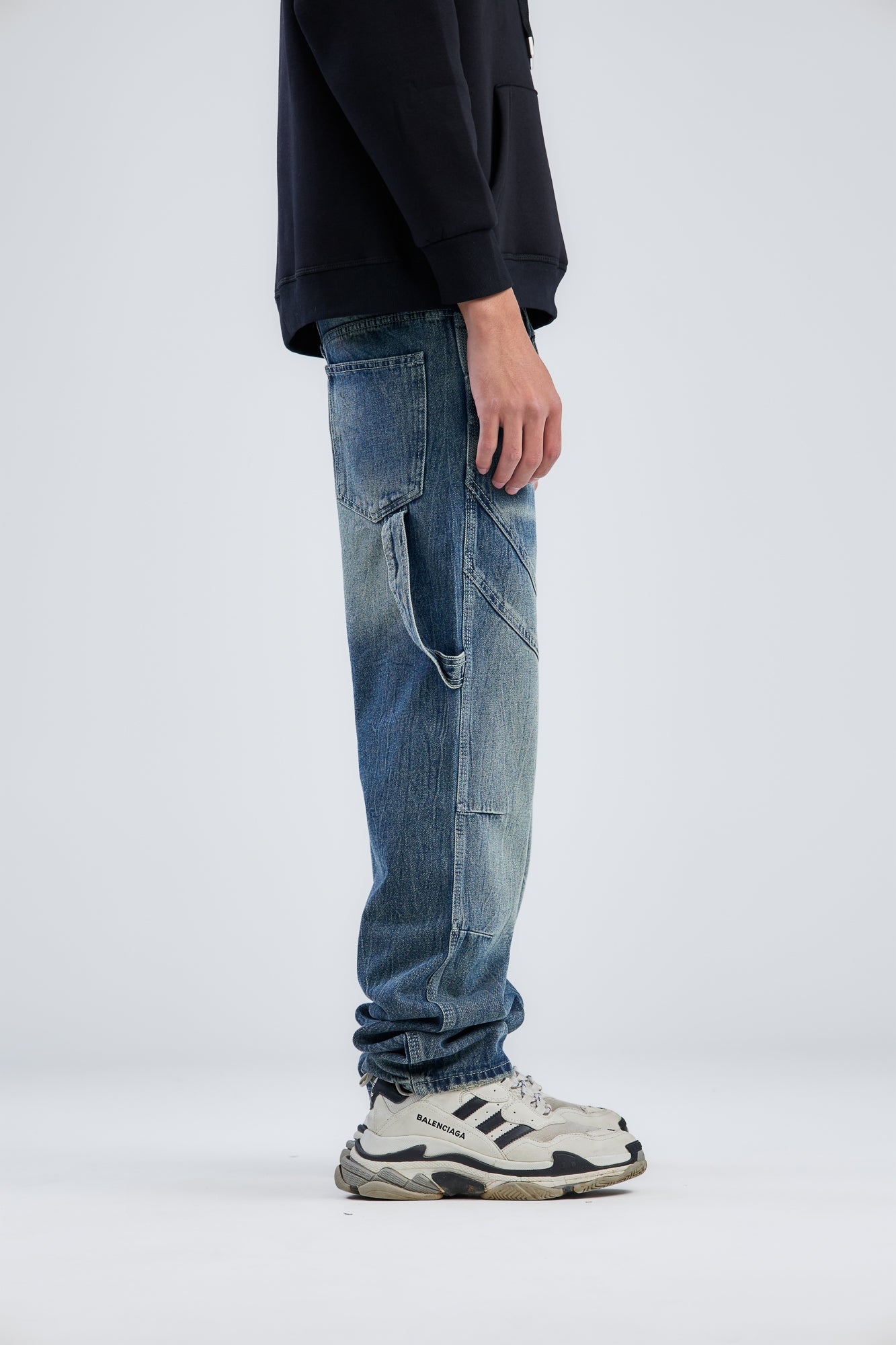 Washed Cow Boy Jeans Loose Fit