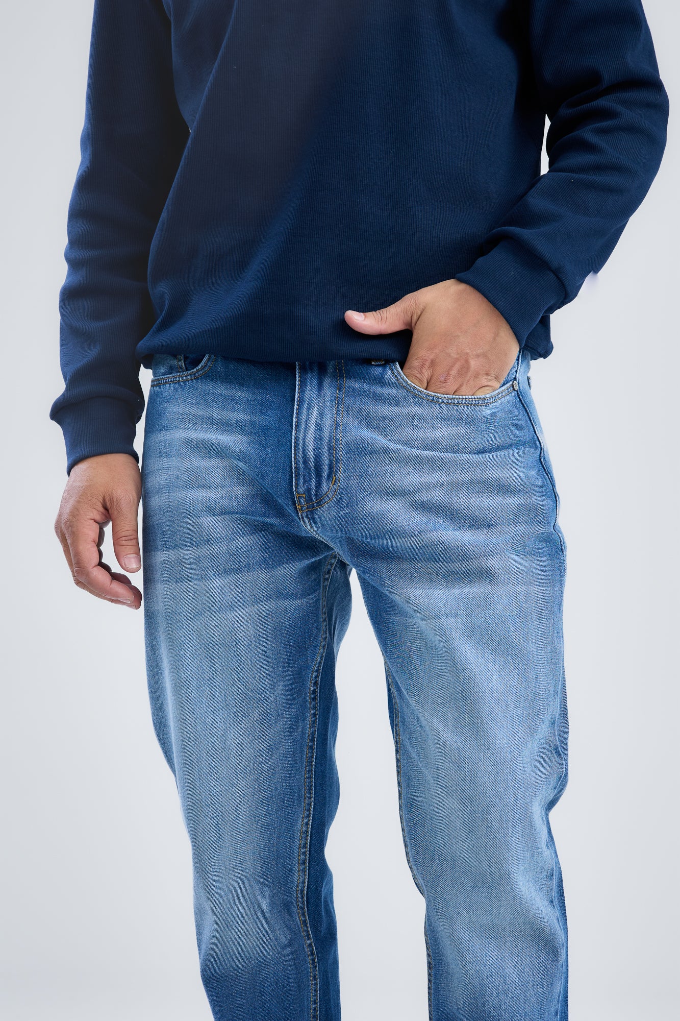 Washed Jeans Slim Fit