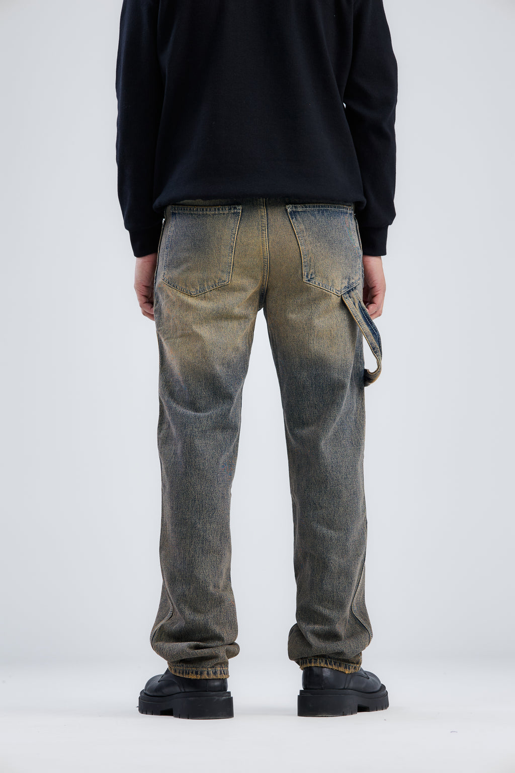 Washed Cow Boy Jeans Loose Fit