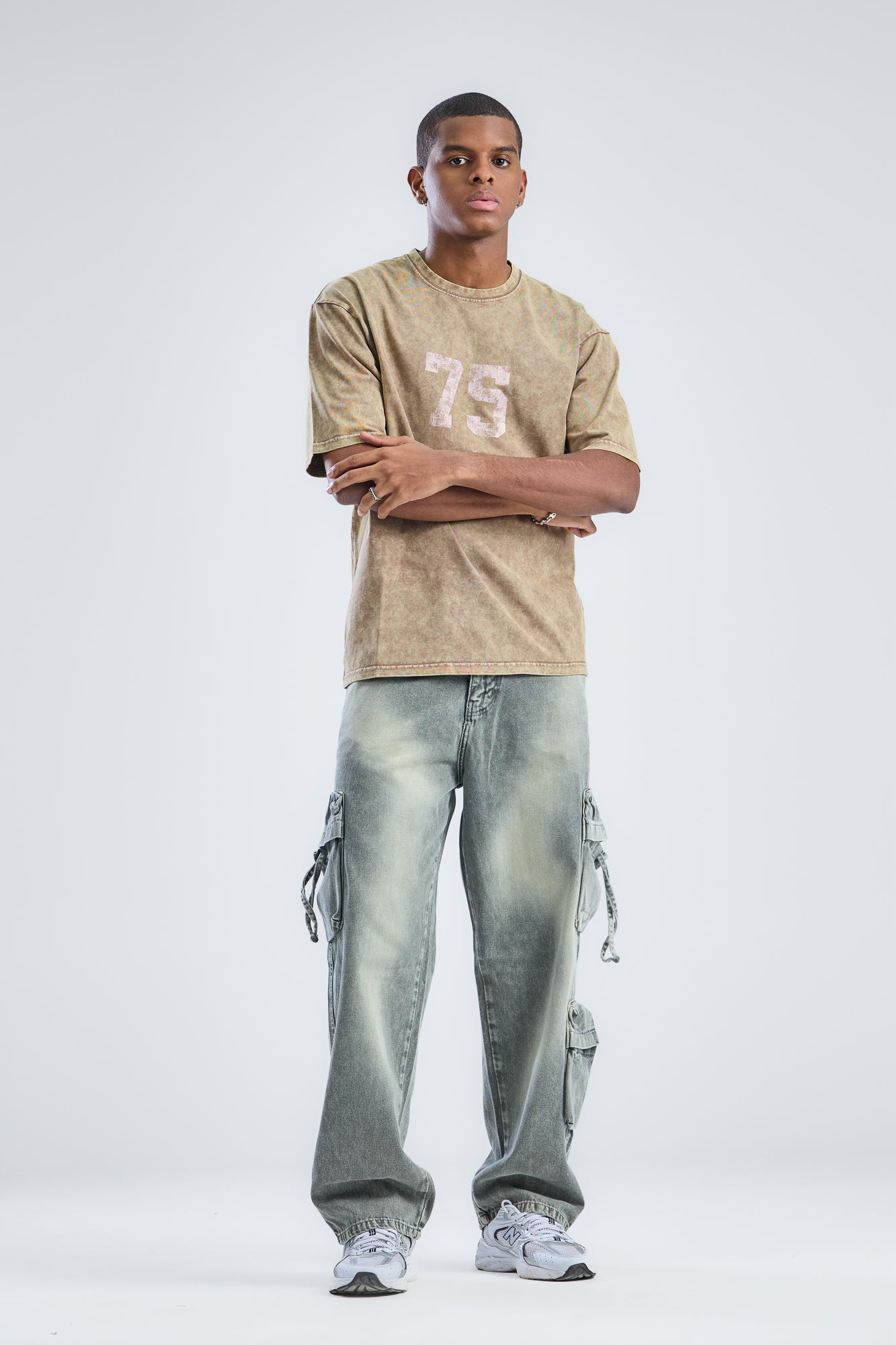 Washed Printed Oversized T-Shirt