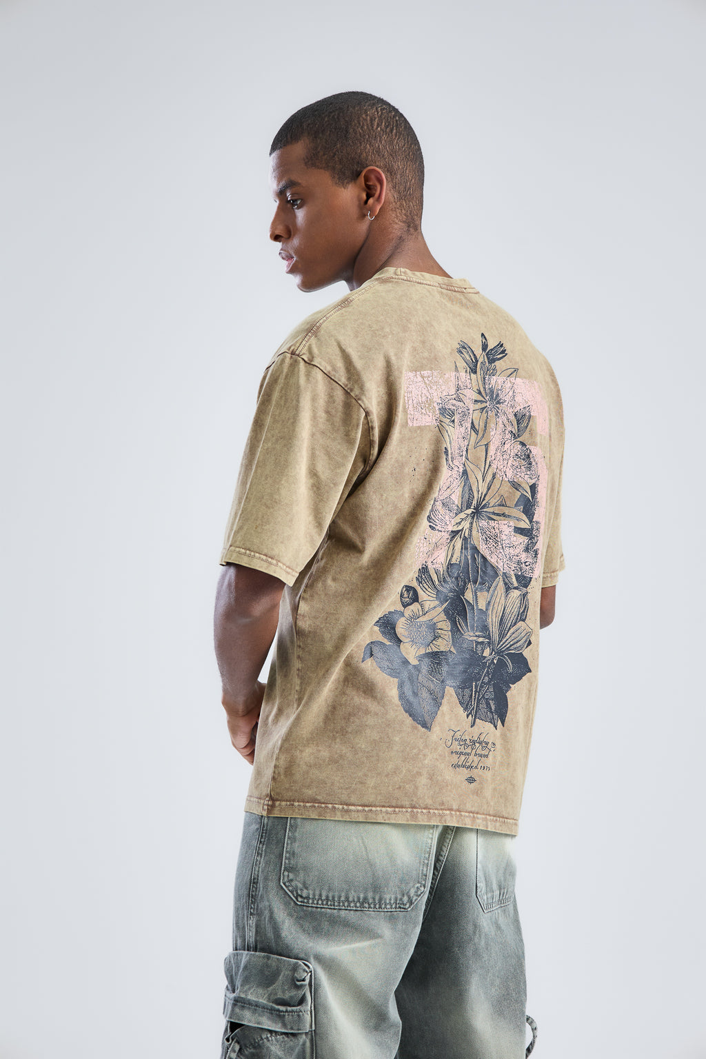 Washed Printed Oversized T-Shirt