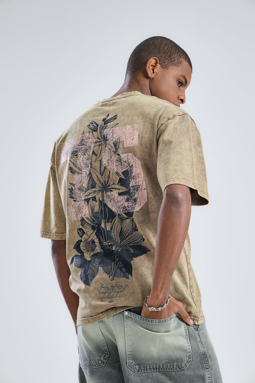Washed Printed Oversized T-Shirt