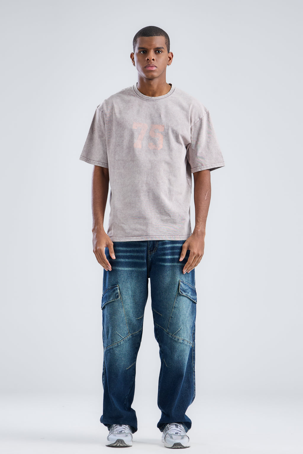 Washed Printed Oversized T-Shirt
