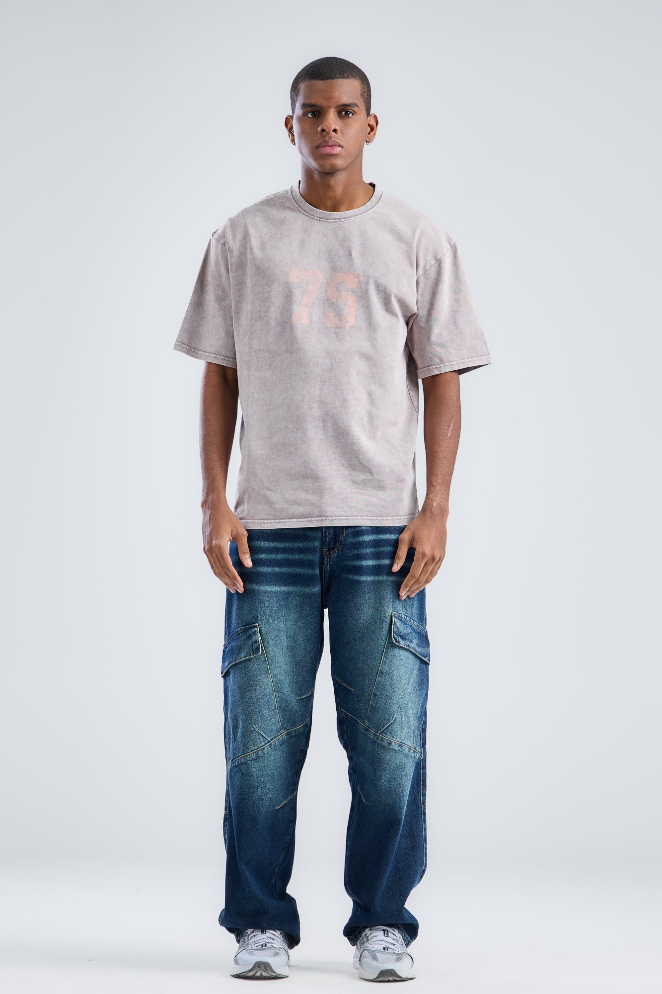 Washed Printed Oversized T-Shirt