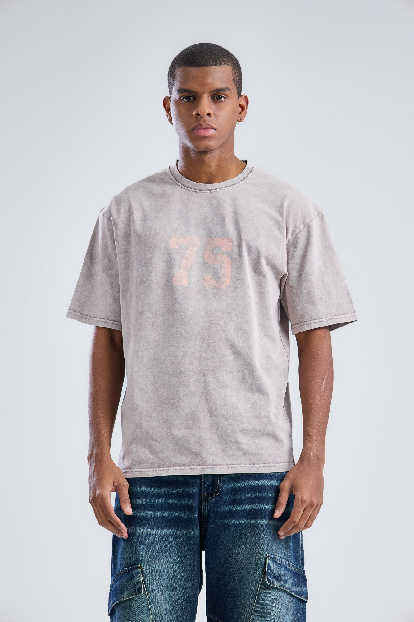 Washed Printed Oversized T-Shirt