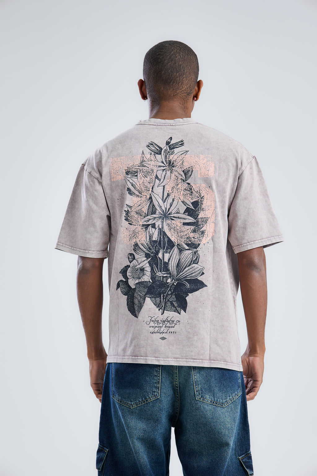 Washed Printed Oversized T-Shirt
