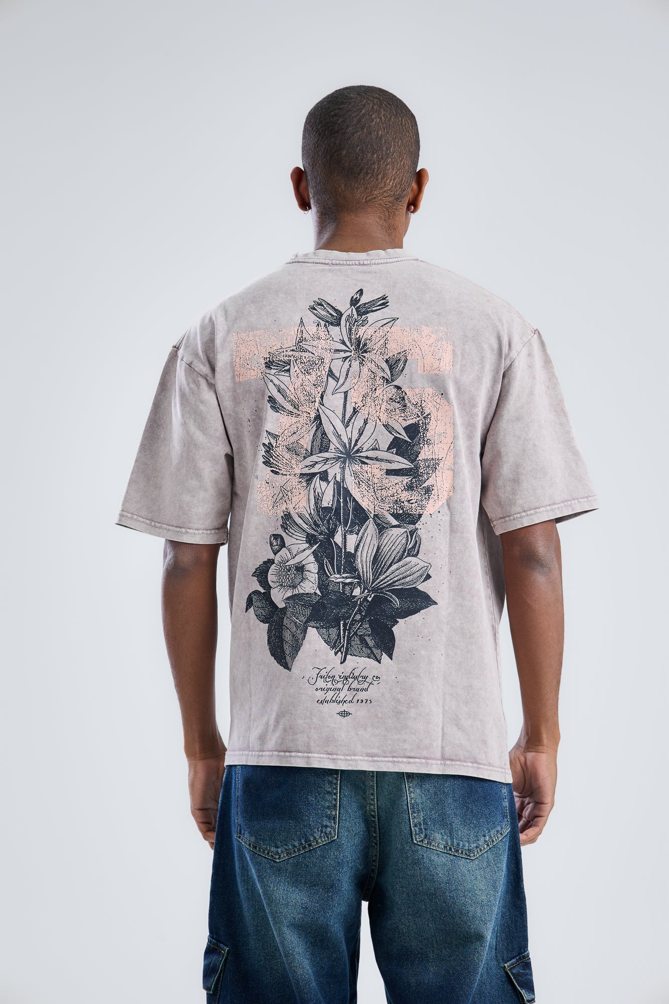 Washed Printed Oversized T-Shirt