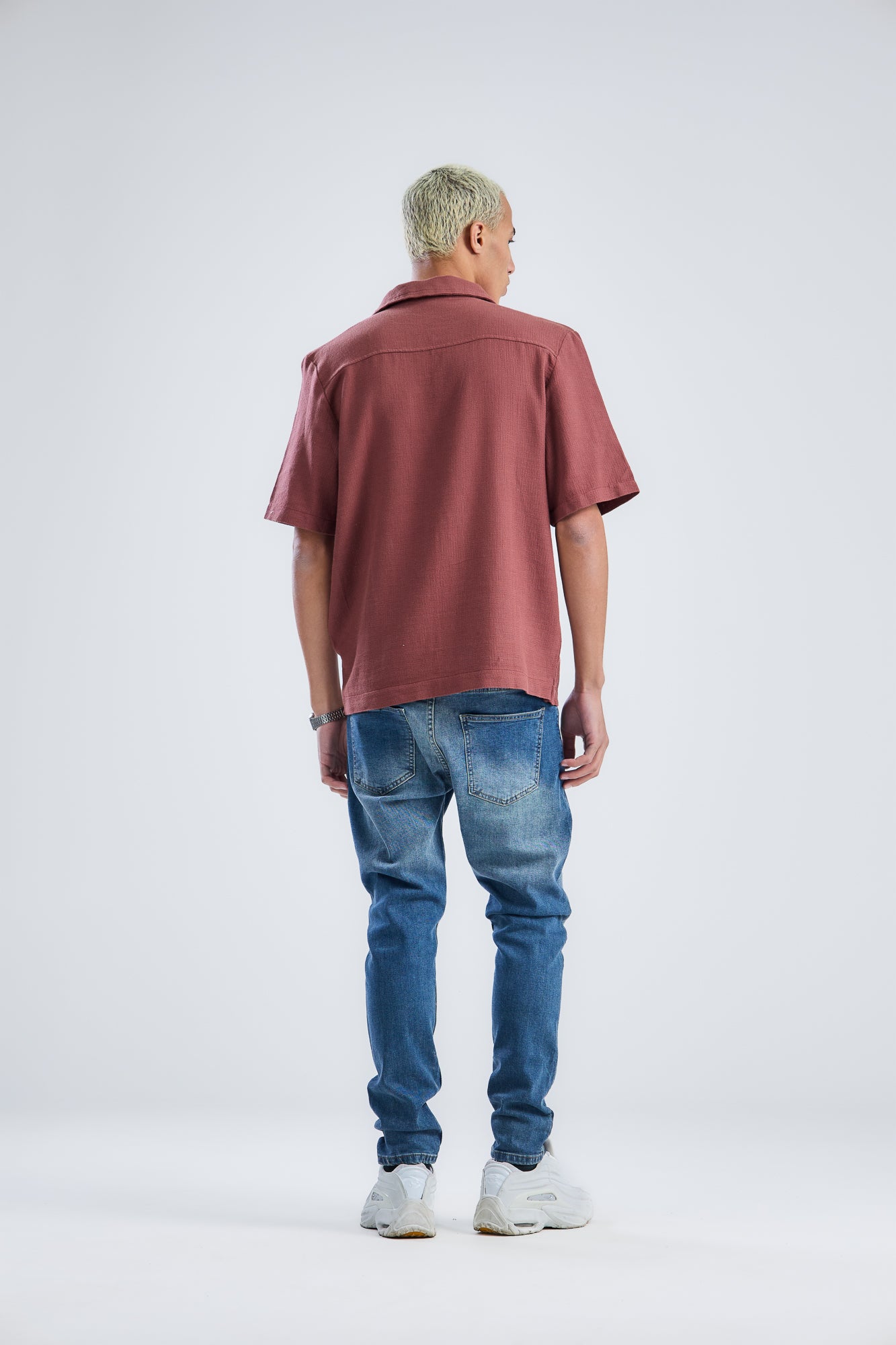 Causal-Knit Shirt Regular-Fit