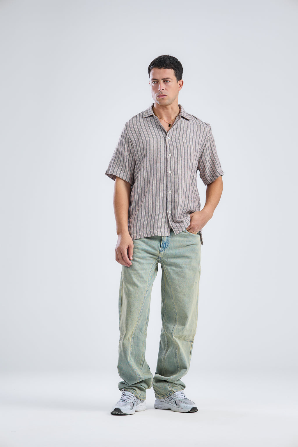 Vertical Striped Shirt Regular-Fit