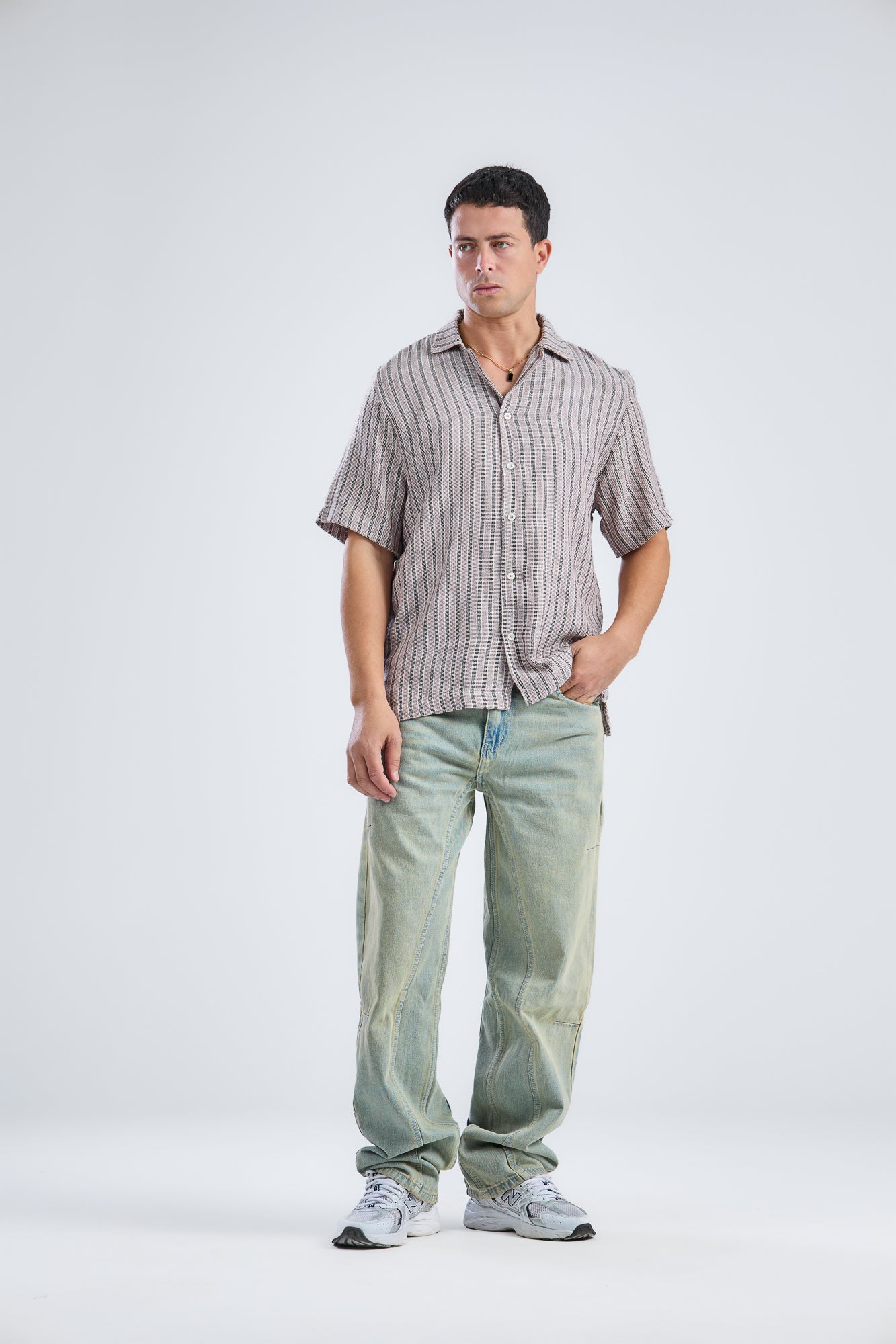 Vertical Striped Shirt Regular-Fit