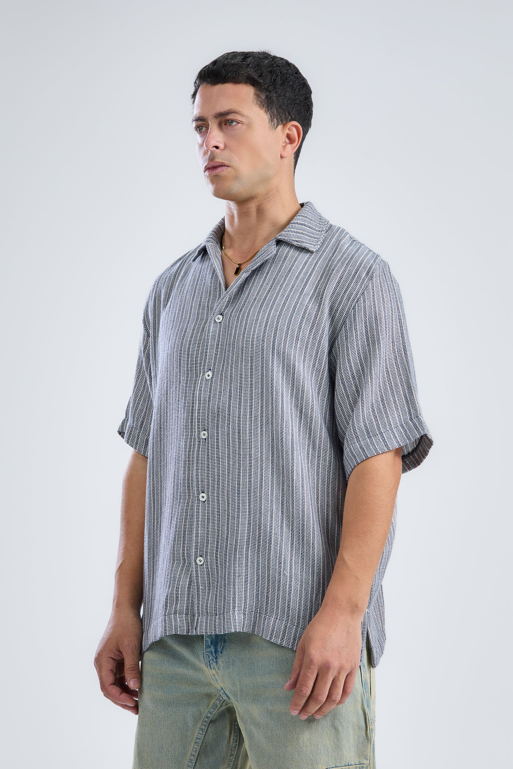 Vertical Striped Shirt Regular-Fit