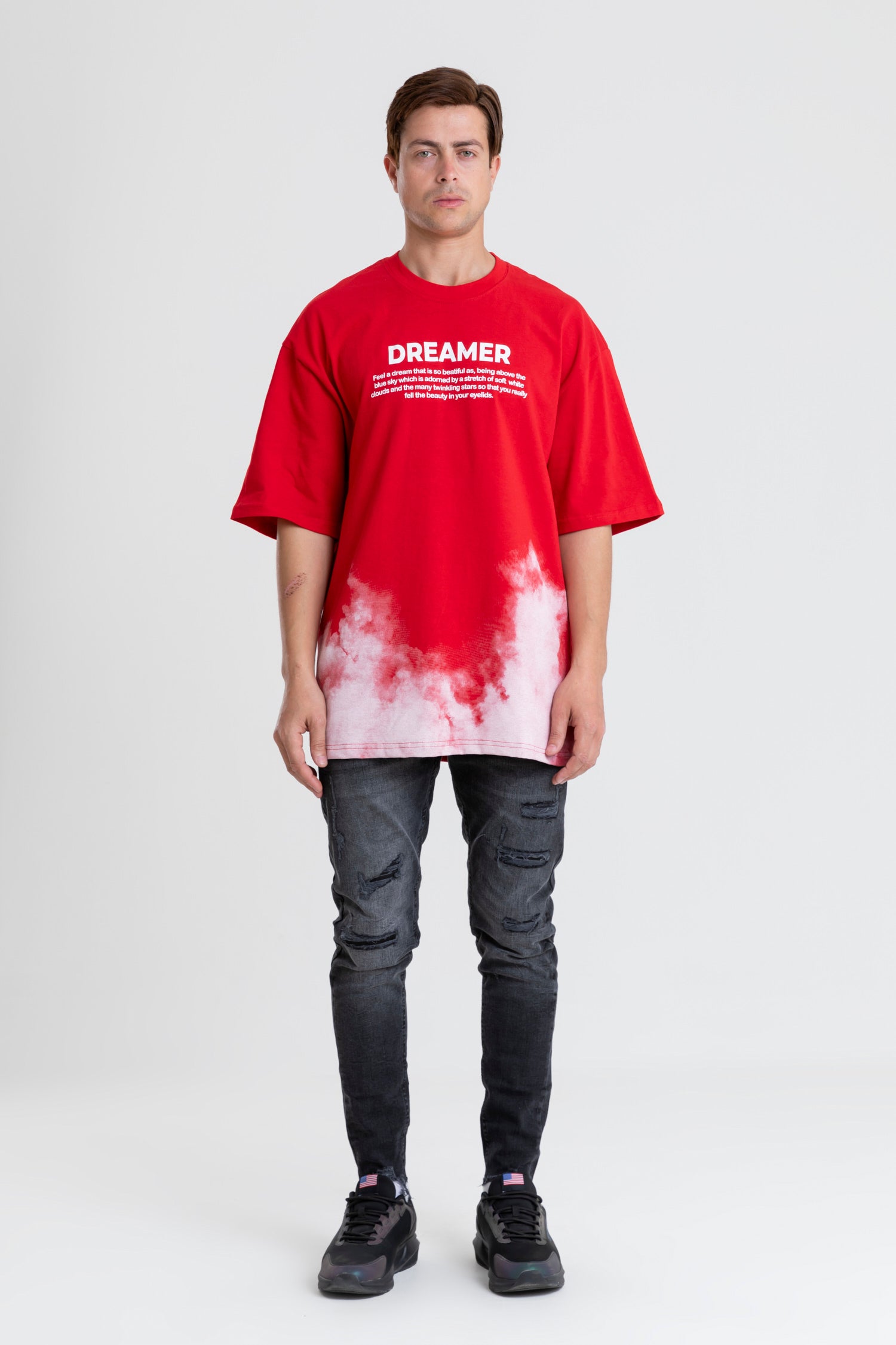 UNFINISHED RIPPED BLACK JEANS SKINNY FIT