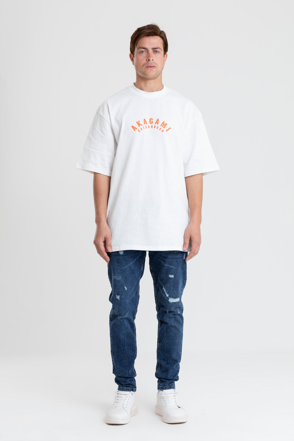 AKAGAMI PRINTED T-SHIRT OVERSIZED
