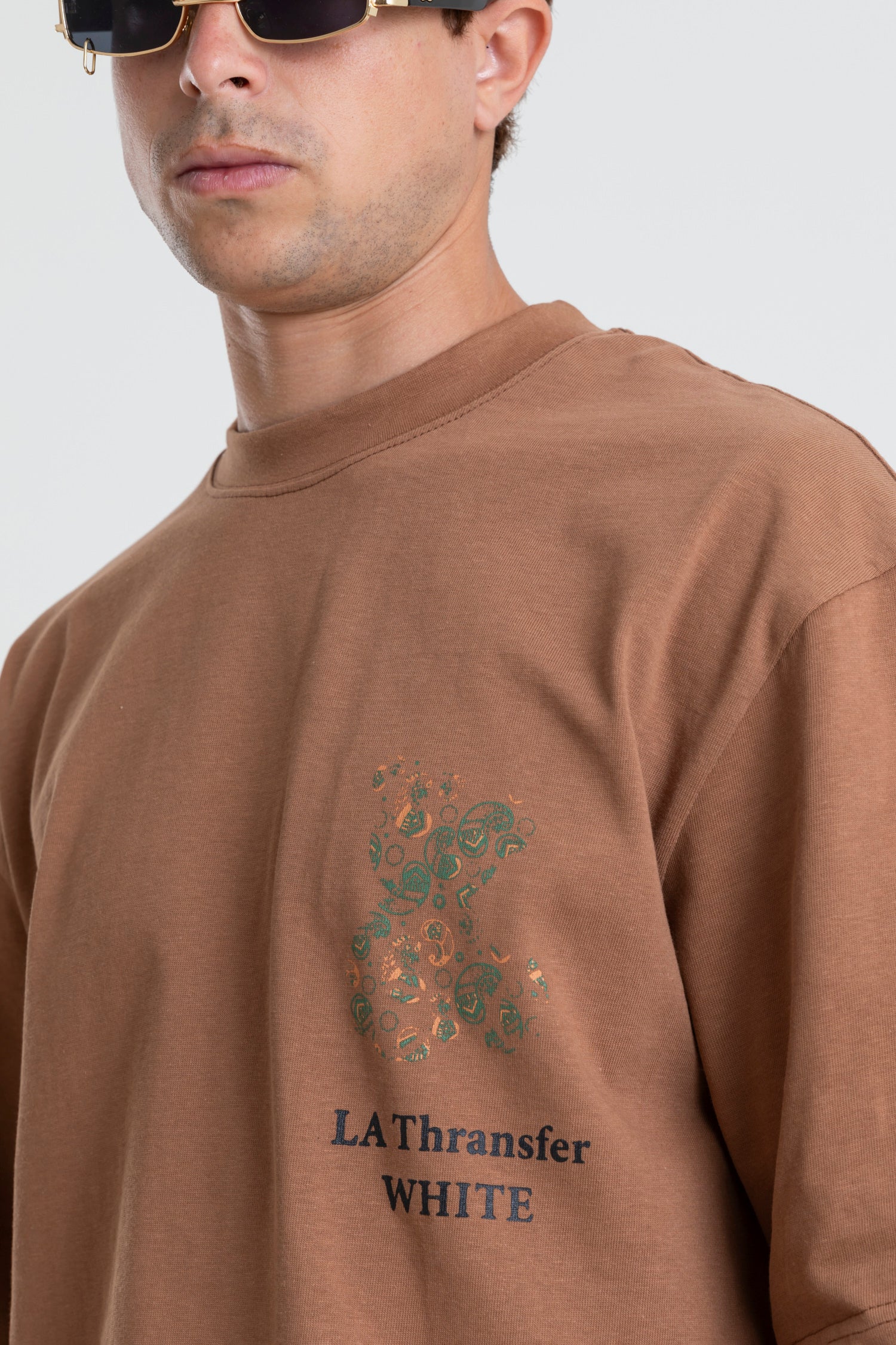 BACK & FRONT PRINTED T-SHIRT OVERSIZED