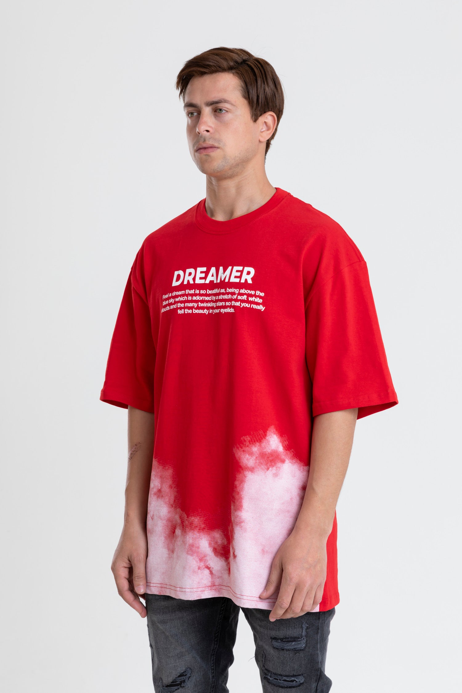 DREAMER PRINTED T-SHRT OVERSIZED