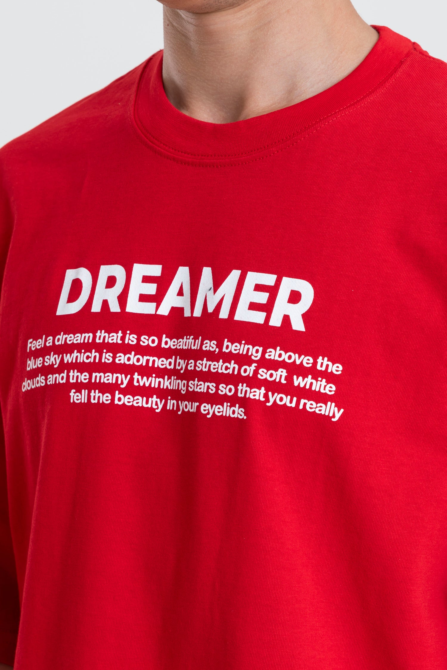 DREAMER PRINTED T-SHRT OVERSIZED