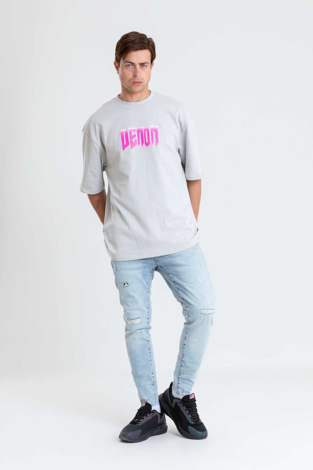 MAFIA PRINTED T-SHIRT OVERSIZED