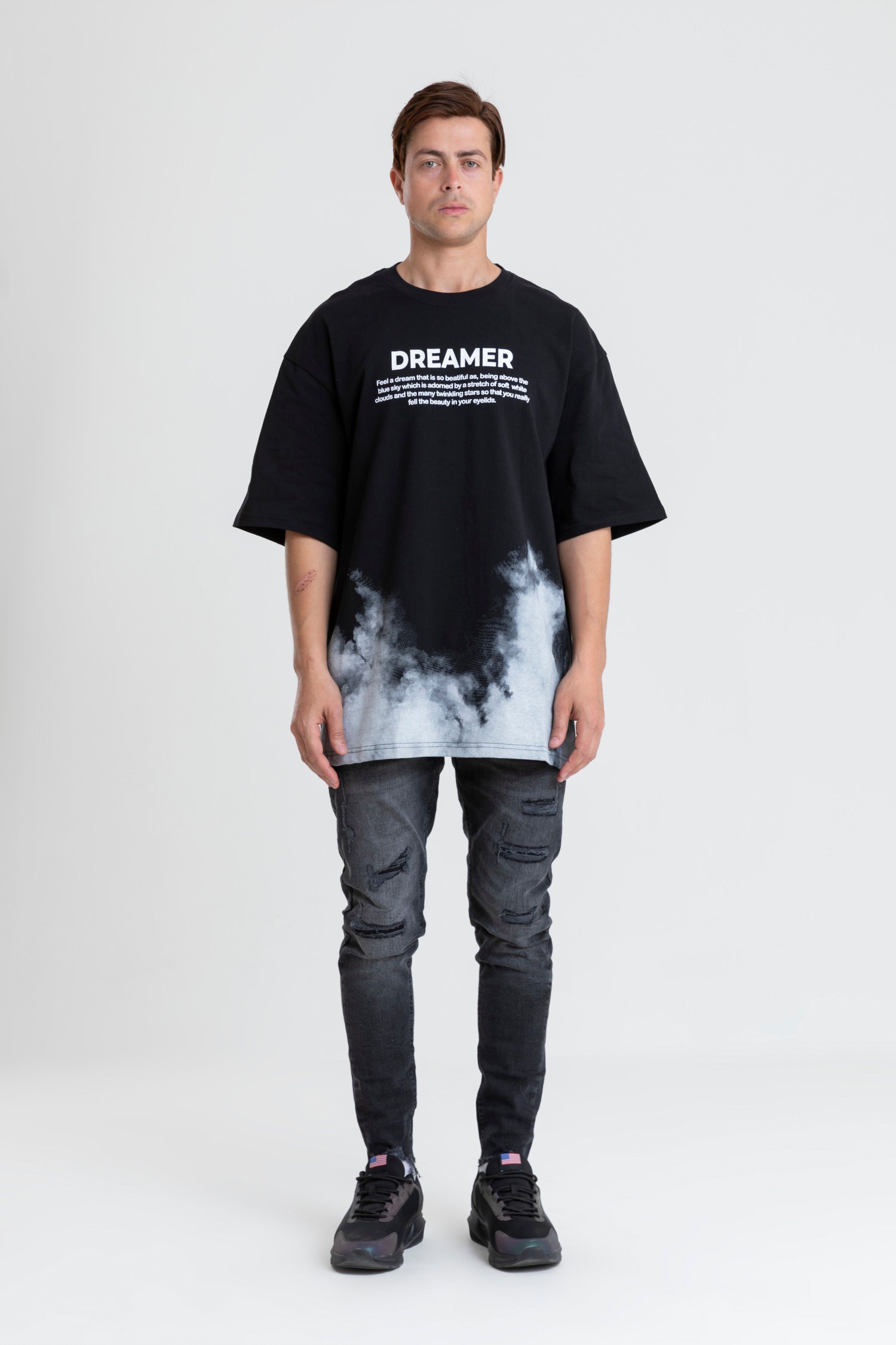 DREAMER PRINTED T-SHRT OVERSIZED