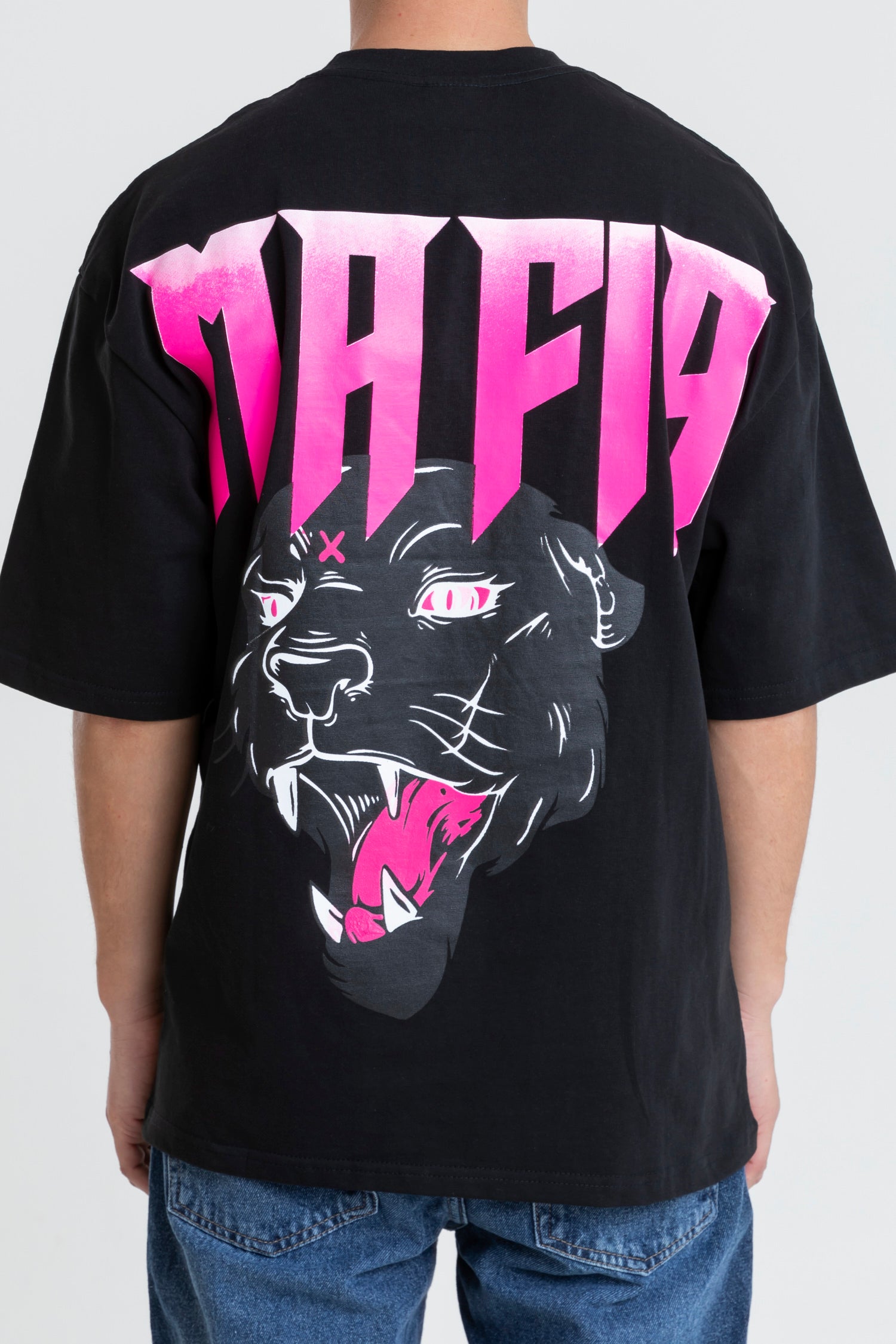 MAFIA PRINTED T-SHIRT OVERSIZED