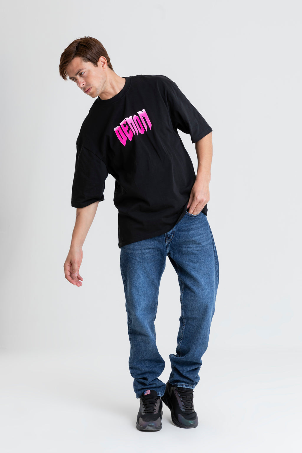 MAFIA PRINTED T-SHIRT OVERSIZED