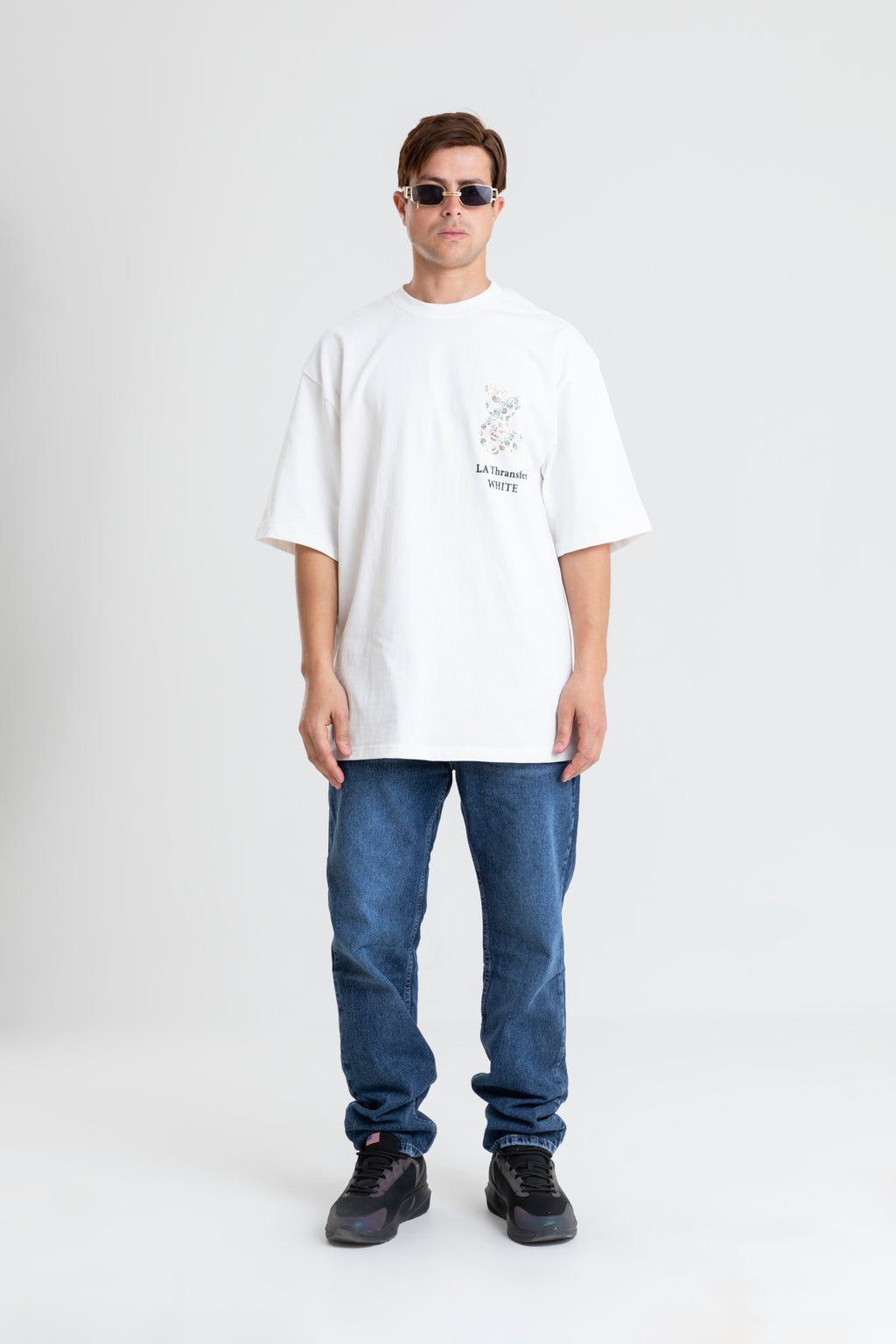 BACK & FRONT PRINTED T-SHIRT OVERSIZED