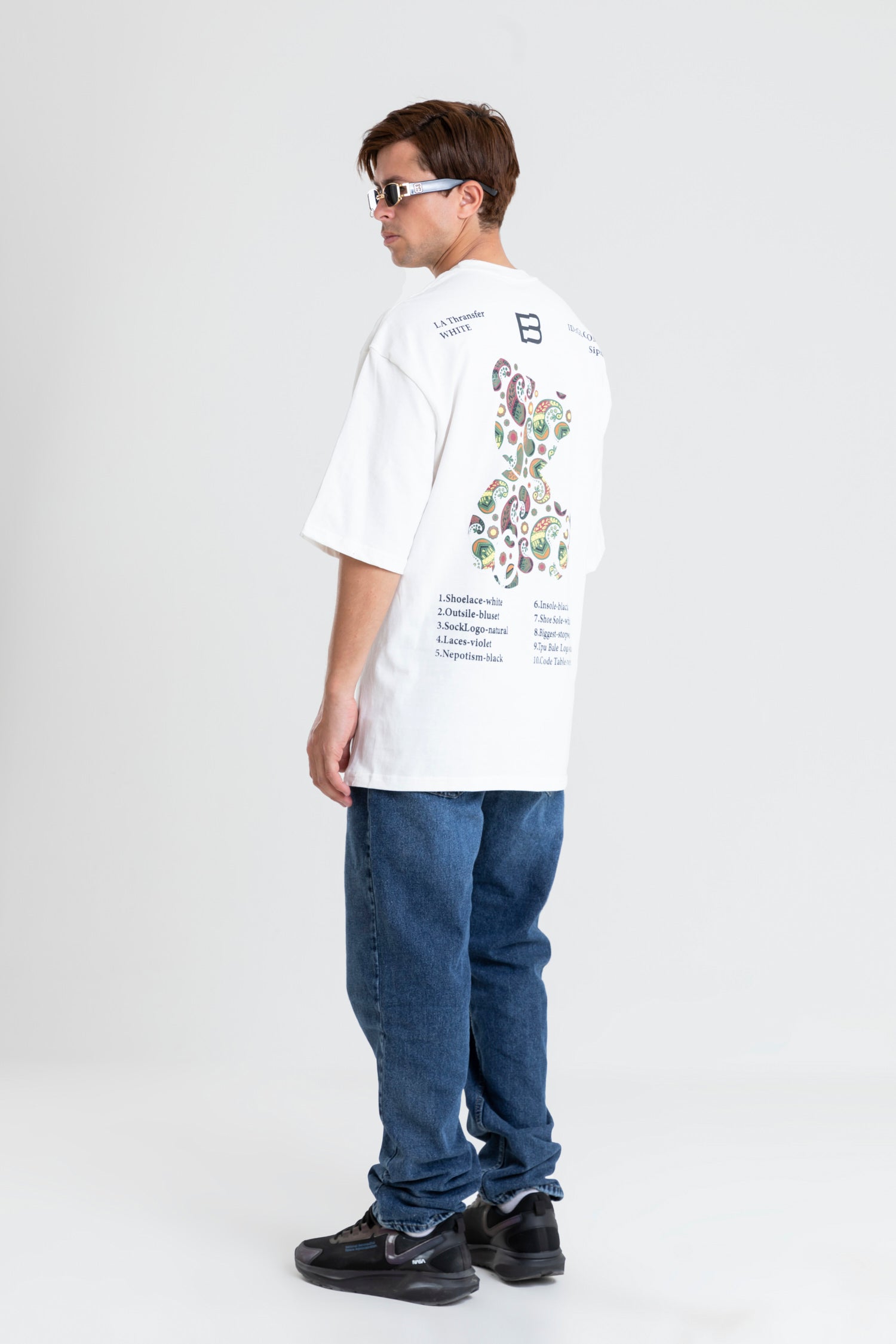 BACK & FRONT PRINTED T-SHIRT OVERSIZED