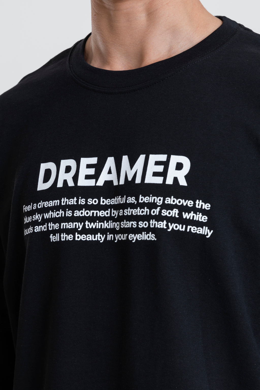 DREAMER PRINTED T-SHRT OVERSIZED