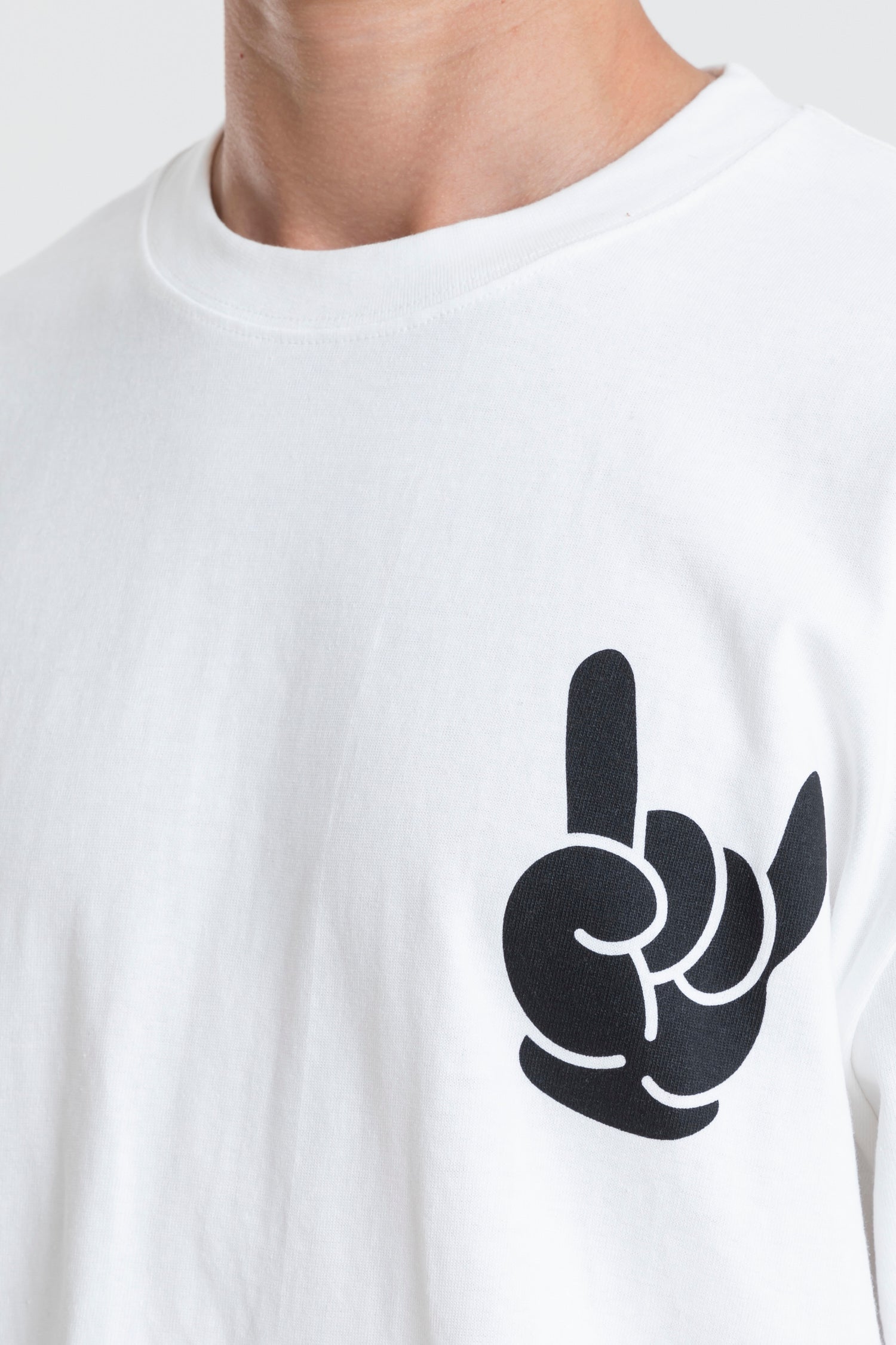 BACK & FRONT PRINTED T-SHIRT OVERSIZED