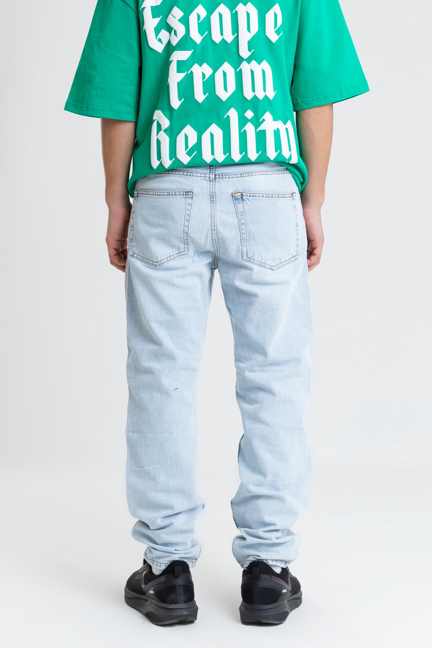 BOHO ICED JEANS WIDE LEG