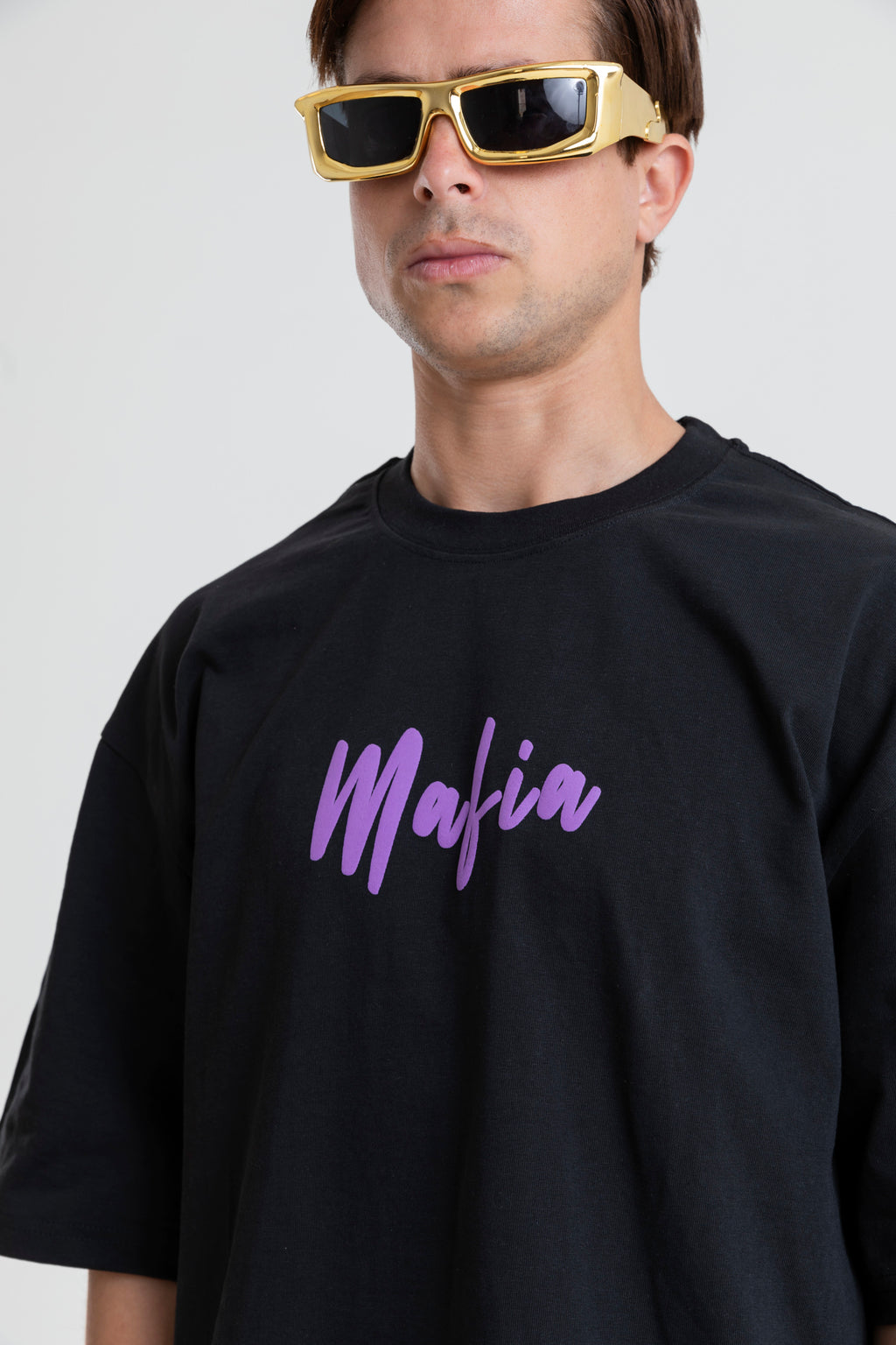 LETS ESCAPE FROM REALITY PRINTED T-SHIRT OVERSIZED