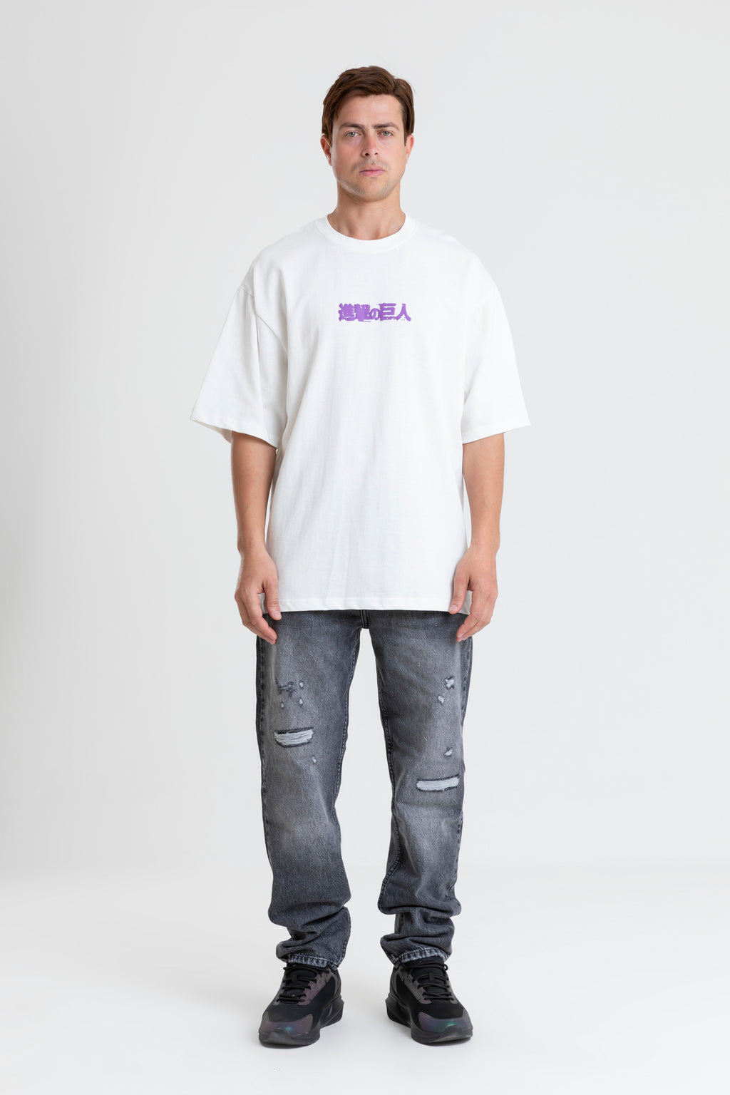 ATTACK ON TITAN PRINTED T-SHIRT OVERSIZED