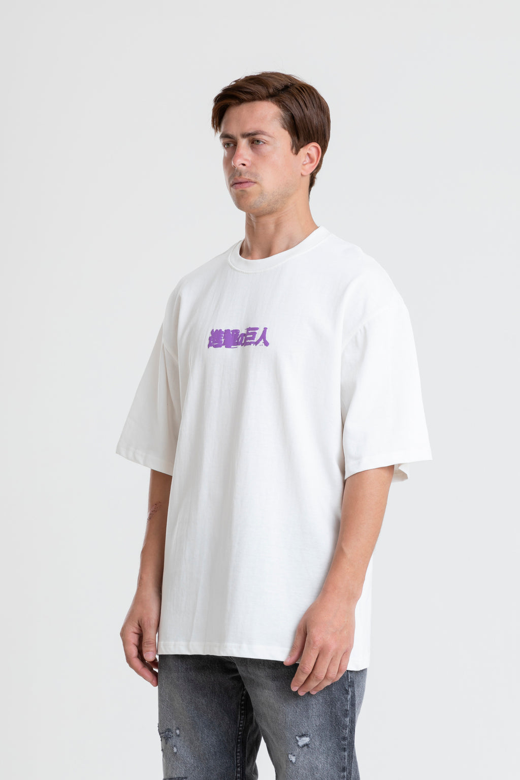 ATTACK ON TITAN PRINTED T-SHIRT OVERSIZED