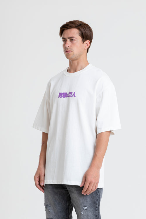 ATTACK ON TITAN PRINTED T-SHIRT OVERSIZED