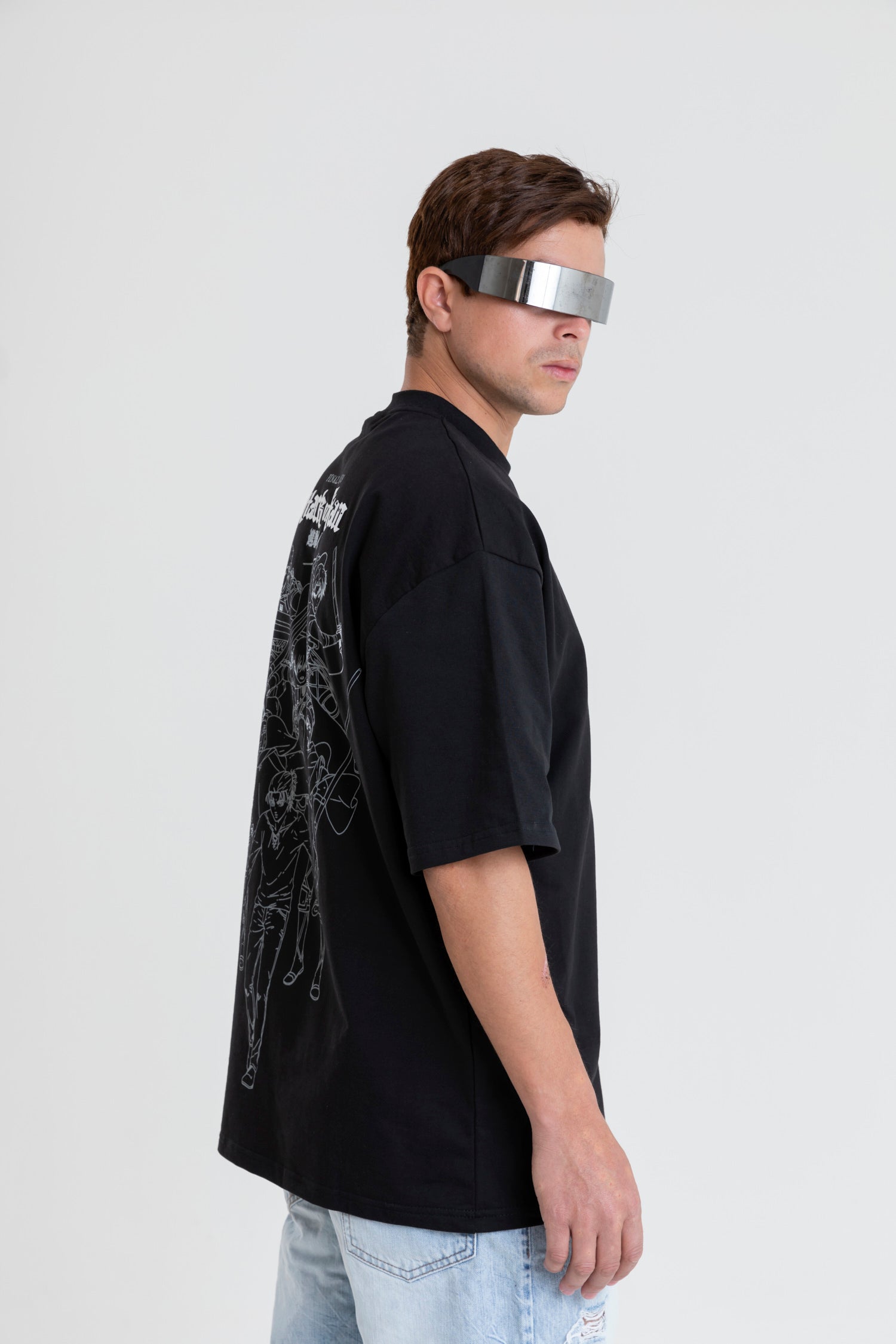 ATTACK ON TITAN PRINTED T-SHIRT OVERSIZED